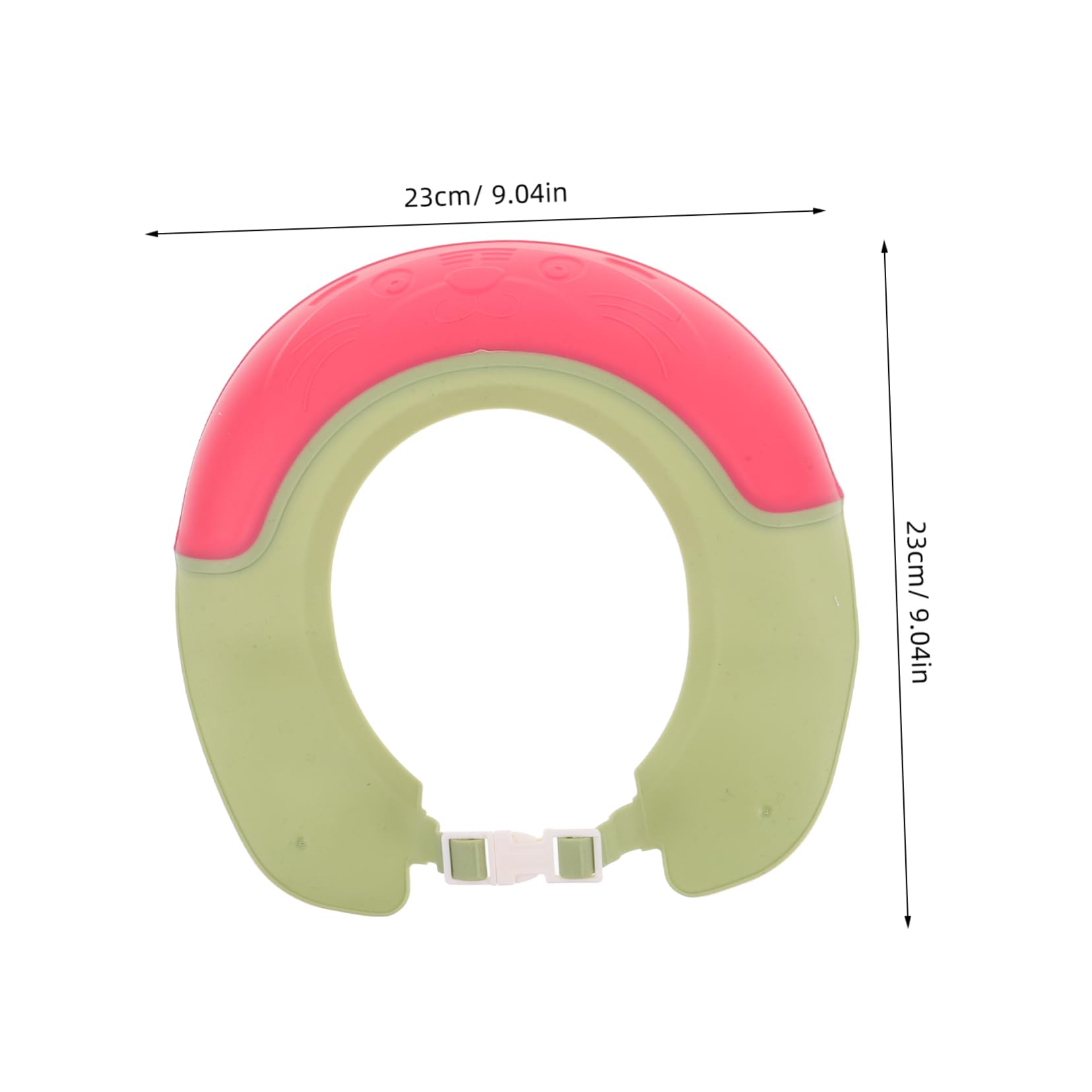 Healeved Water Hat for Toddlers Bath Hat Shield Kids Shampoo Cap Soft Pp Comfortable Fit