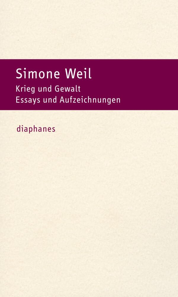 Krieg und Gewalt: Essays und Aufzeichnungen (hors série)
