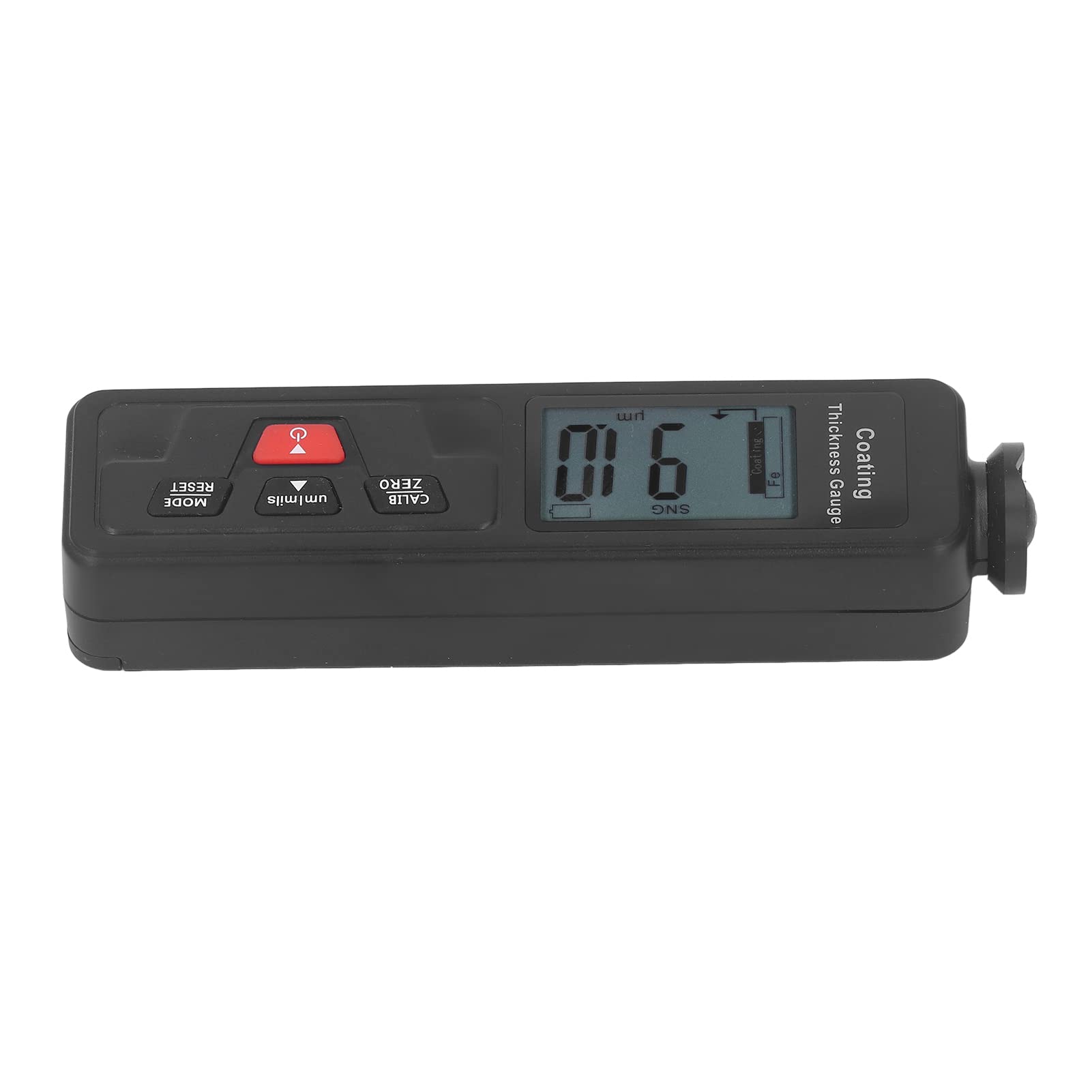 Miernik Grubości Lakieru Cyfrowy Miernik Grubości Powłoki ABS Od 0 do 1500 um Rozdzielczość 0,1 um Automatyczne Wykrywanie Fe NF z Wyświetlaczem LCD do Kontroli Samochodów Motoryzacja