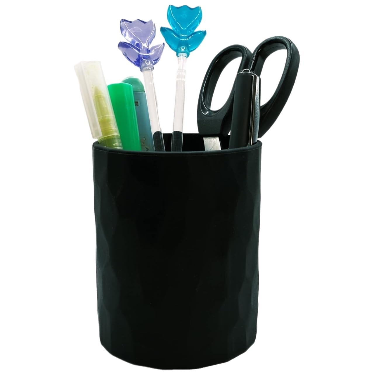 Portalapices Estudio Portalápices Resistente Al Agua, Fácil De Almacenar, Adecuado For Uso En Casa, Oficina Y Escuela Utiles Escolares(Black)