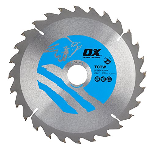 Ox Wood Cutting Circular Saw Blade 210/30Mm, 28 Teeth Atb