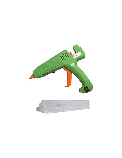 Mario - Professional Hot Melt Glue Gun for Heavy Usage - 500 Watt - 12+ hours Glue Gun Use Per Day - High Performace Gun with Nozzle Protection + 5 Glue Sticker - ME 5000