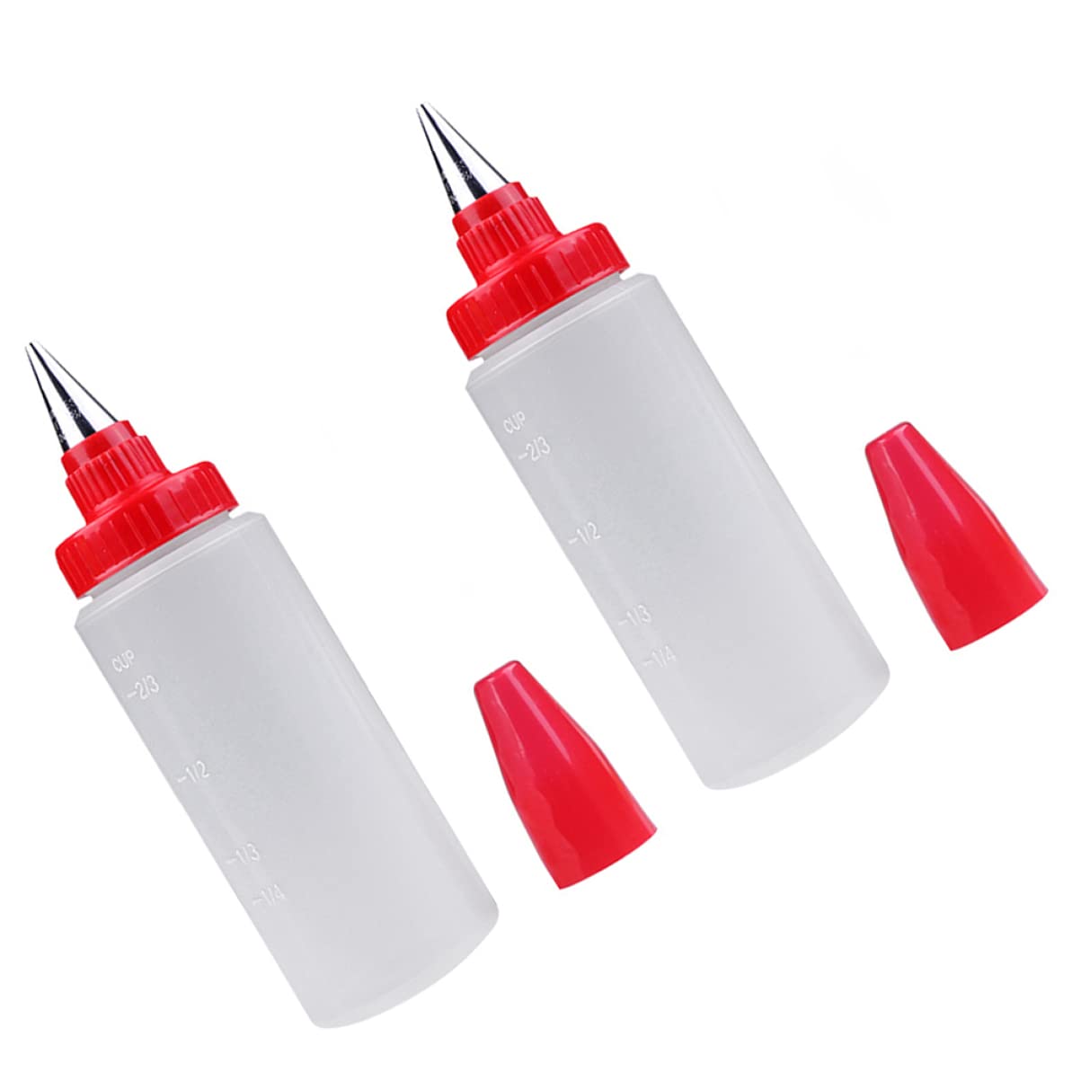 UPKOCH Cake Decorating Squeeze Cookie Decorating Squeeze Bottles Cake Icing Pen Icing Writing Pen Applicator Bottles: 2pcs