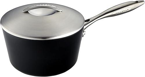Miniatura 10 de SCANPAN Cacerola profesional de 125 cuartos con tapa utensilios de cocina antiadherentes fáciles de usar aptos para lavavajillas utensilios de metal