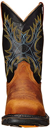Ariat Men's Workhog Wide Square Toe H2O Steel Toe Work Boot, Aged Bark/Black, 10.5 D US