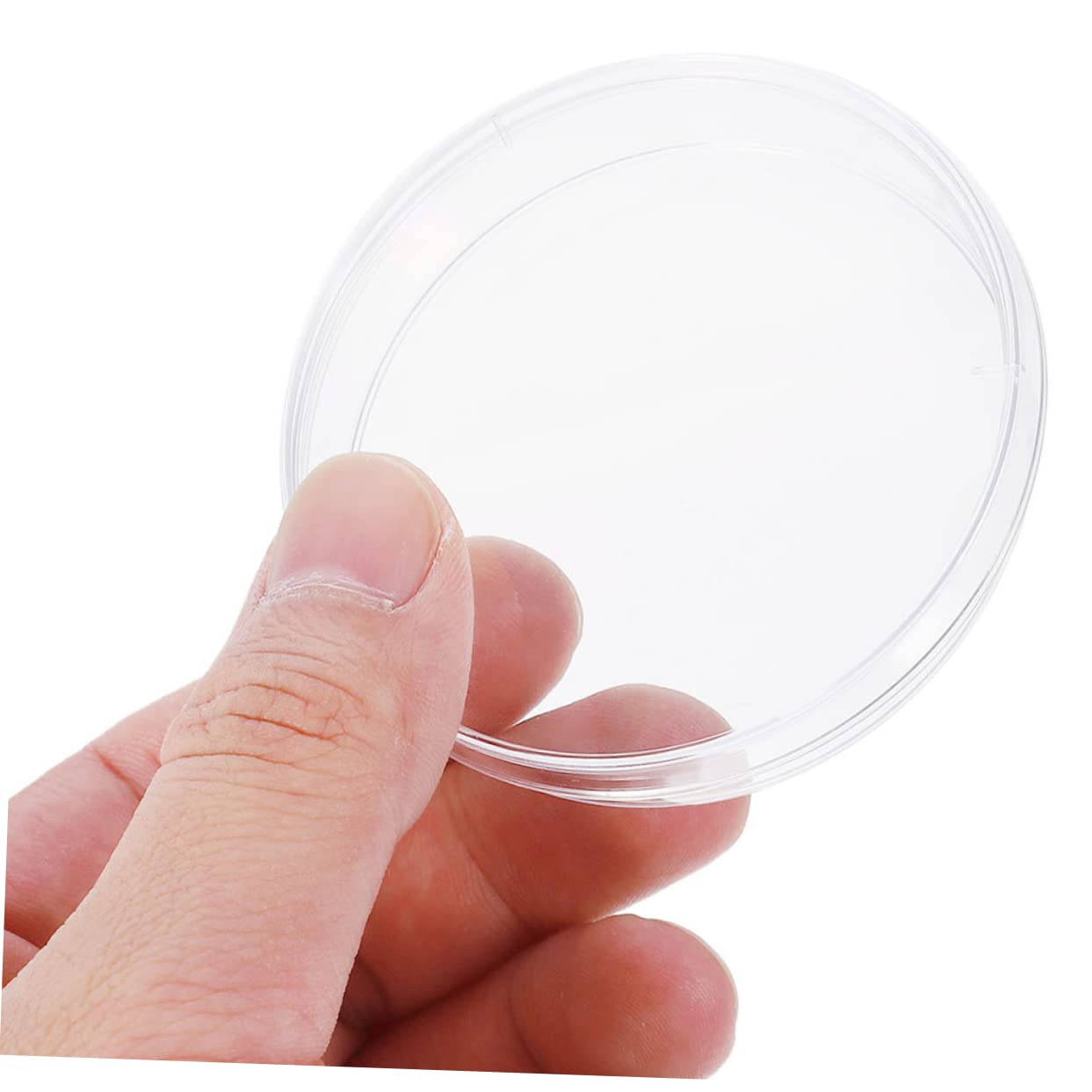 Glas Petrischalen Transparent Flach Für Schulexperimente Labor-zwecke 5 Stück Mit Klarer Beobachtungsfunktion