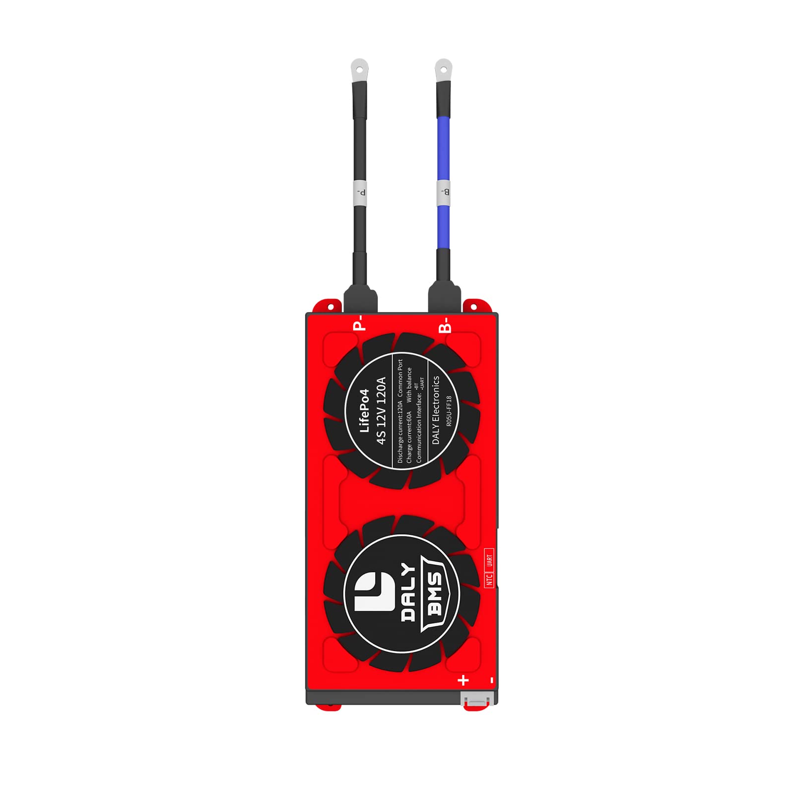 Batteria per auto elettrica 4S ~ 24S 30~250A per moto, controllo personalizzato con taglio a bassa temperatura, per scooter elettrico Smart BMS (LIFEPO4 4S 12V, 120A UART+BT)
