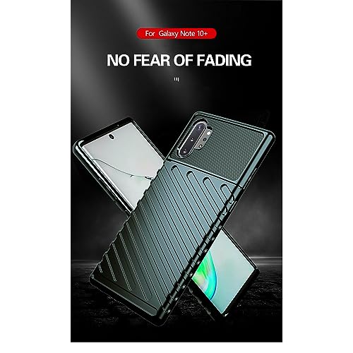 Image of Shockproof Back Cover Case for Samsung Galaxy Note 10 Plus 4G | 360 Degree Protection | Protective Design | Anti-Scratch Tough Slim TPU Case for Samsung Galaxy Note 10 Plus 4G (Green)