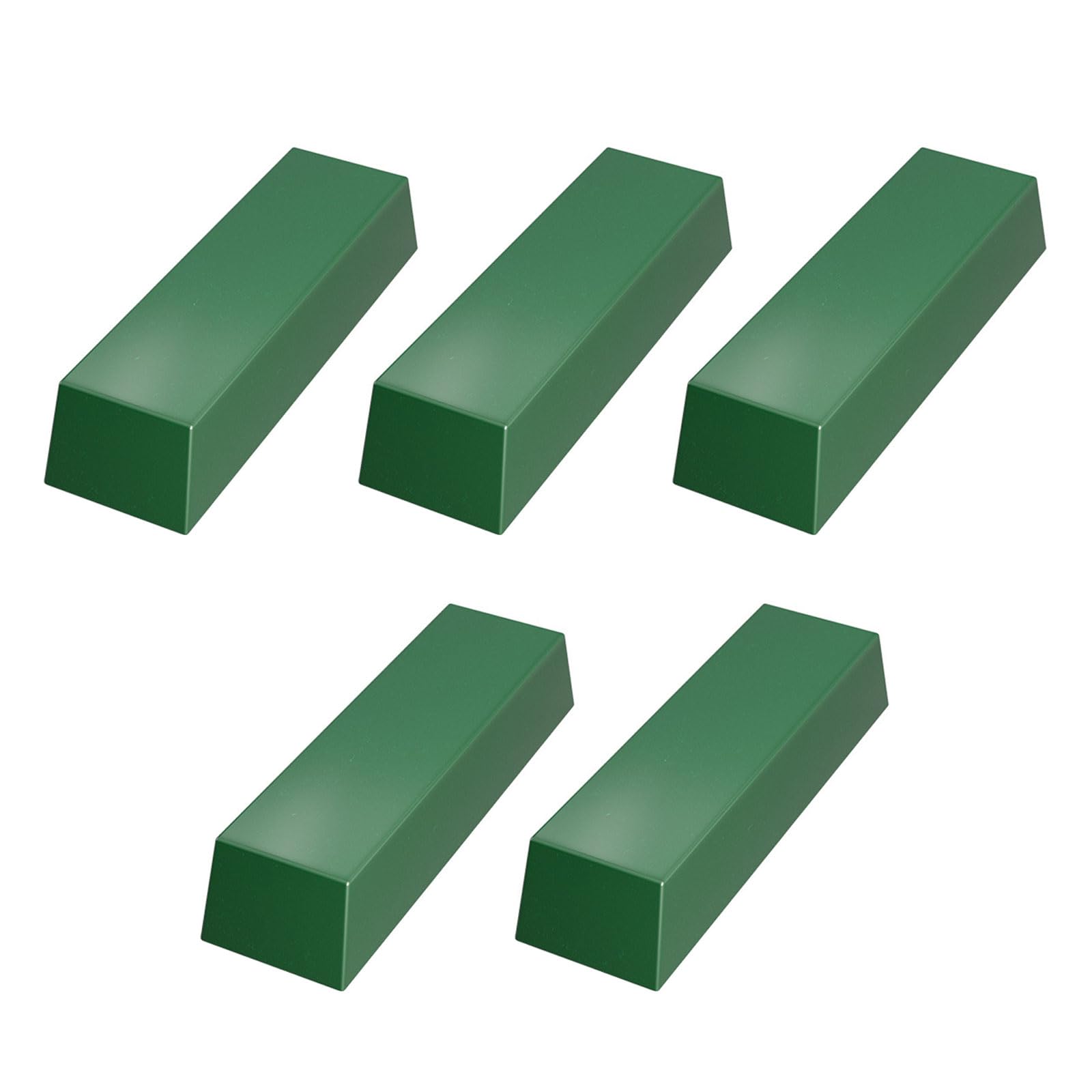 Tsophreniq Green Wax 5Pcs Long Lasting Polishing Wax Rods Buffing Compound Perfect For Restoring Shines To Stainless Steel And Other Metals Buffing Wheel Wax