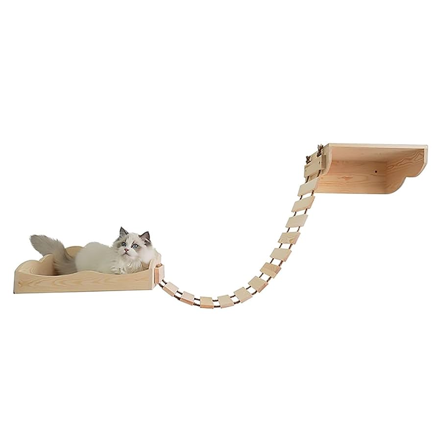 Amazon | キャットウォーク 猫用、壁掛け式猫用ステップ
