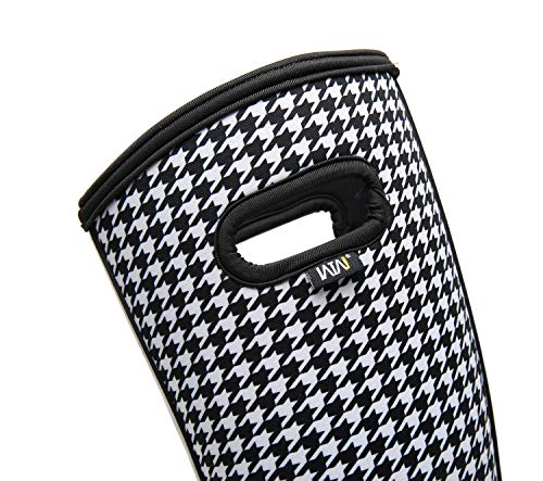 Image of WTW Womens Mid Calf Rain Boots - Waterproof Insulated Neoprene Rubber Boots Mud Outdoor Hunting Garden Boots