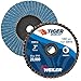 Weiler 50916 BobCat 2" Diameter, 40 Grit, Zirconium, Plastic Backing, Type 27 Specialty Abrasive Flap Mini Disc