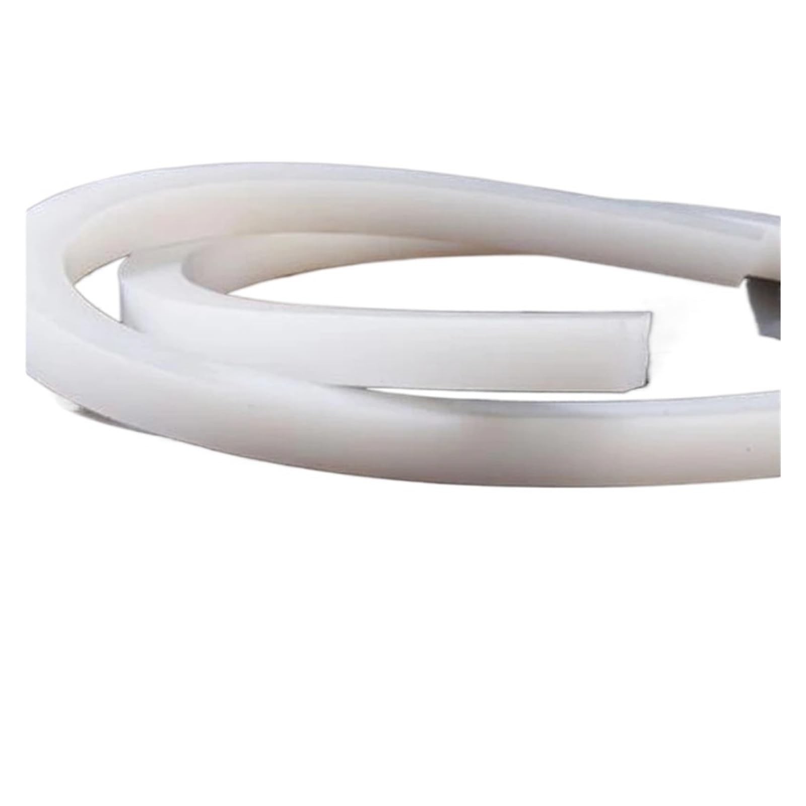 Tira de goma de silicona de 1 metro, junta de sellado antiaceite de alta temperatura, burlete cuadrado de goma de 2-30mm (Color : WHITE, Tamaño : 25x30mm)