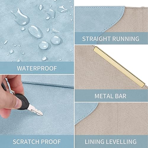 Kalidi 13.3-14 Inch Laptop Sleeve Case Faux Suede Leather For 13.3 13.5 13.6 14 Inches Macbook Air Pro Retina 13"-14" Surface Pro With Pouch #TOP4