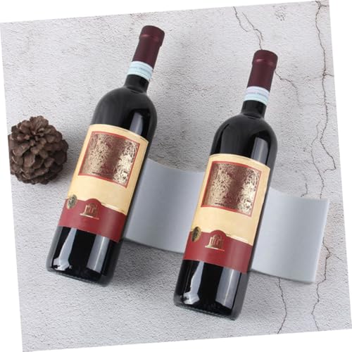 Soporte apilable de plástico para botellas de vino miniatura 6
