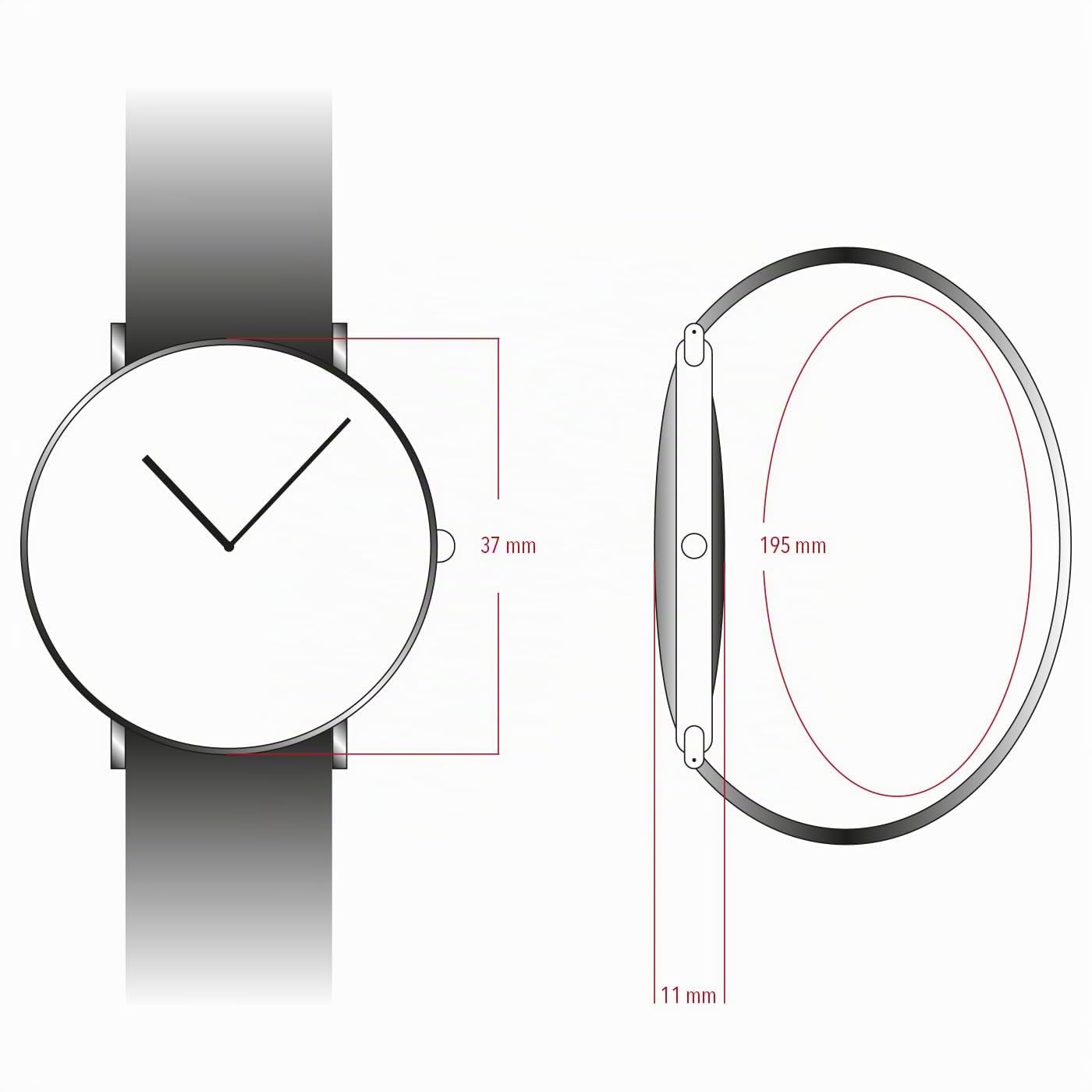 Dugena Bari Licht Herren-Armbanduhr Quarz mit Zifferblatt-Beleuchtung