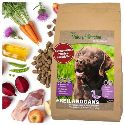 Naturpfötchen Freilandgans 5kg Hundefutter