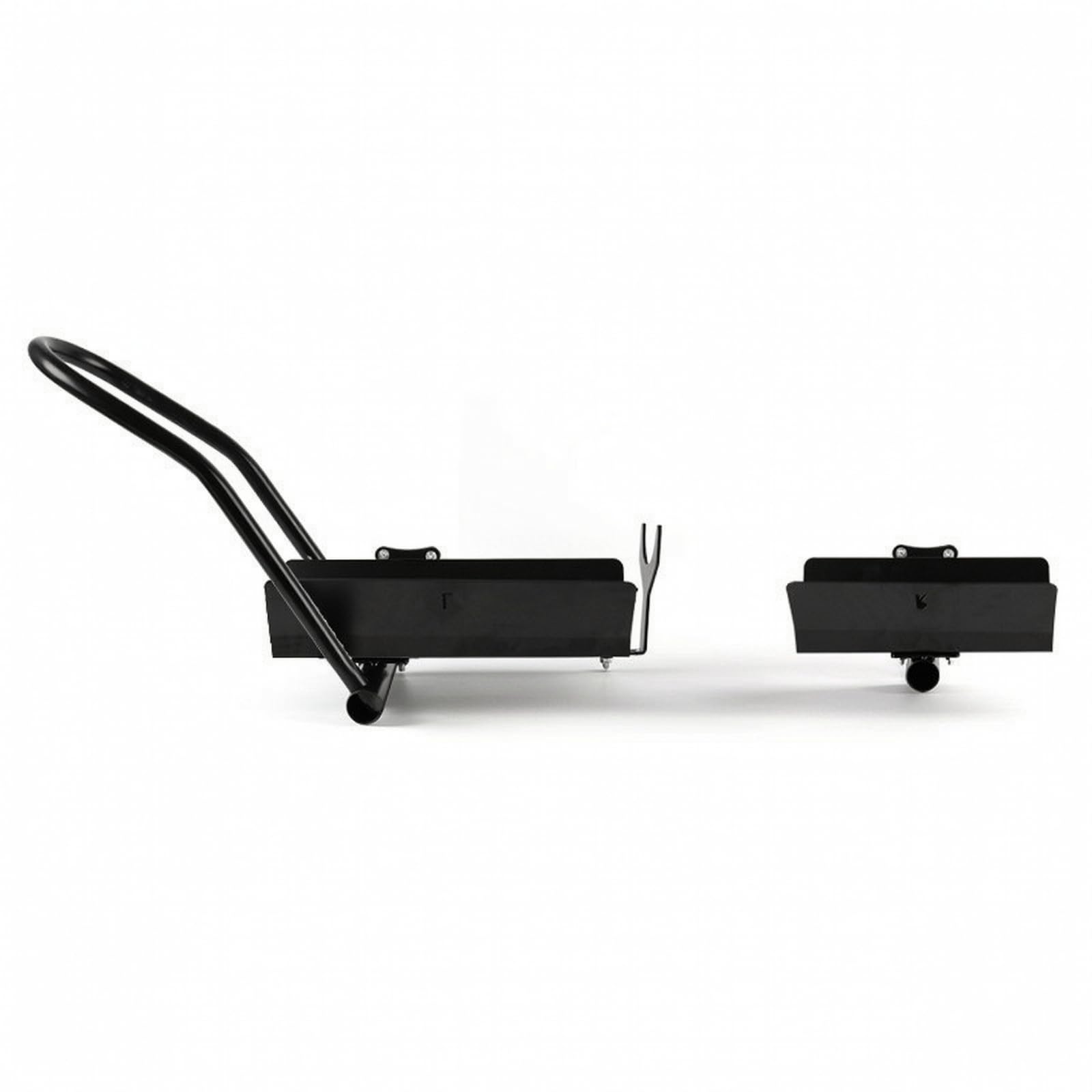 TISHITA Supporto Esposizione Biciclette Porta Bicicletta Mensola Parete Gancio Ciclo Staffa Metallo Carbonioso Regolabile Centro 115cm Altezza 37cm Profilo