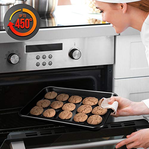 Buy NonStick Cookie Sheet Baking Pans 2Pc. Professional Quality
