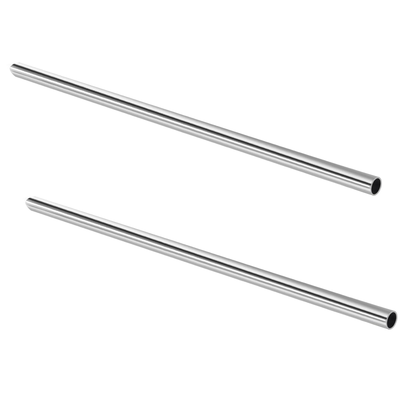GeilSpace 1/2 inch OD 304 Stainless Steel Round Tube, 24 inch length, 2 pack