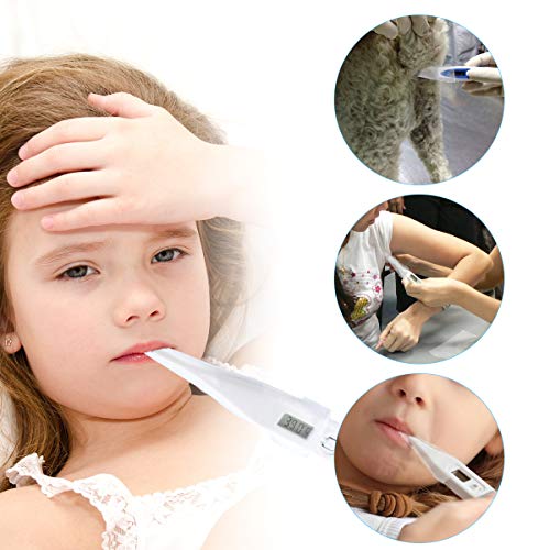 PRETYZOOM 100 Stks Digitale Thermometer Probe Omvat Orale Thermometer Omvat Veilige Verwijderbare Beschermer voor… - Image 8