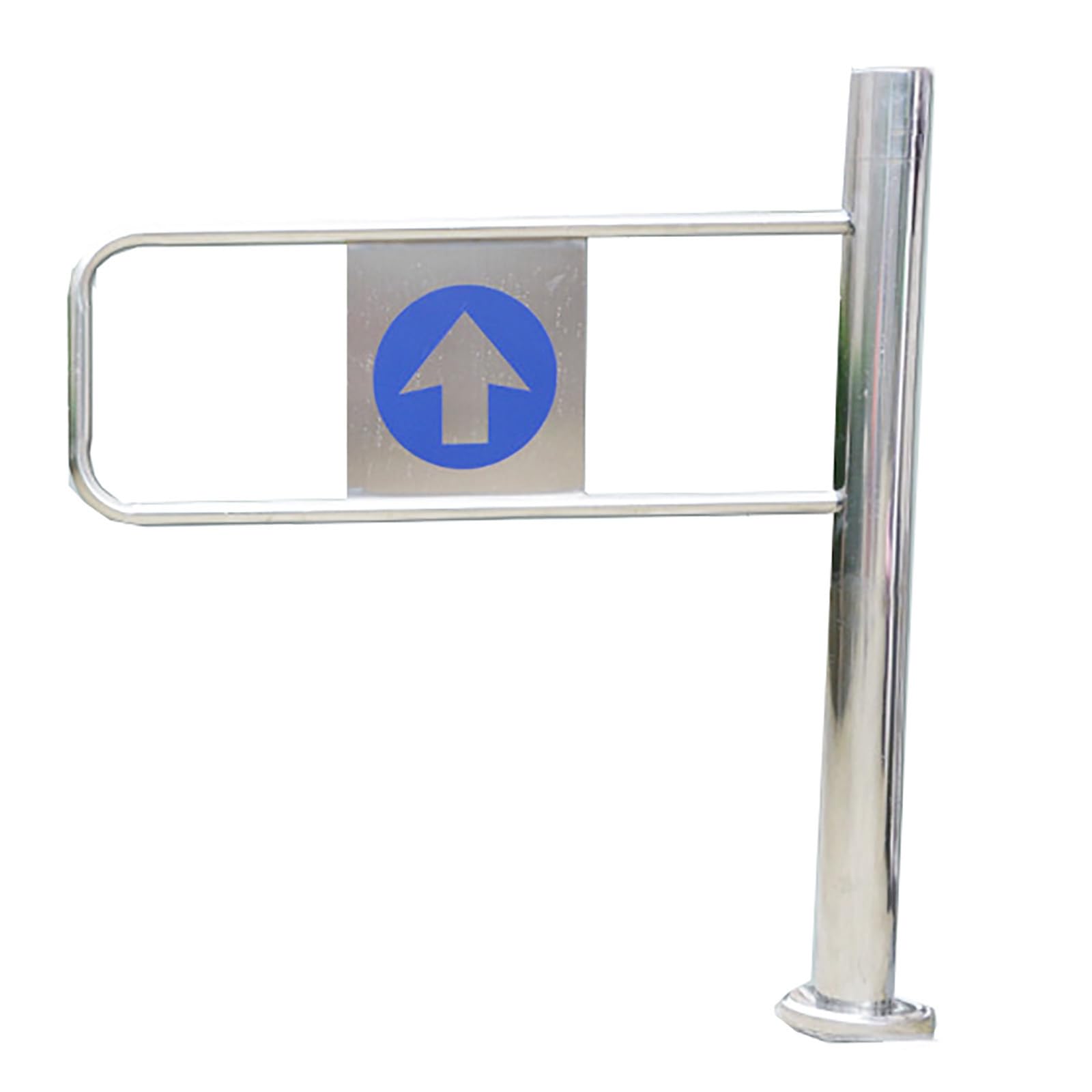 Générique Fermeture Automatique de Porte unidirectionnelle en Acier Inoxydable pour supermarchés et centres commerciaux - Entrée/Sortie Automatique côté Gauche (100 × 97 cm) - Idéal pour Les Aires de