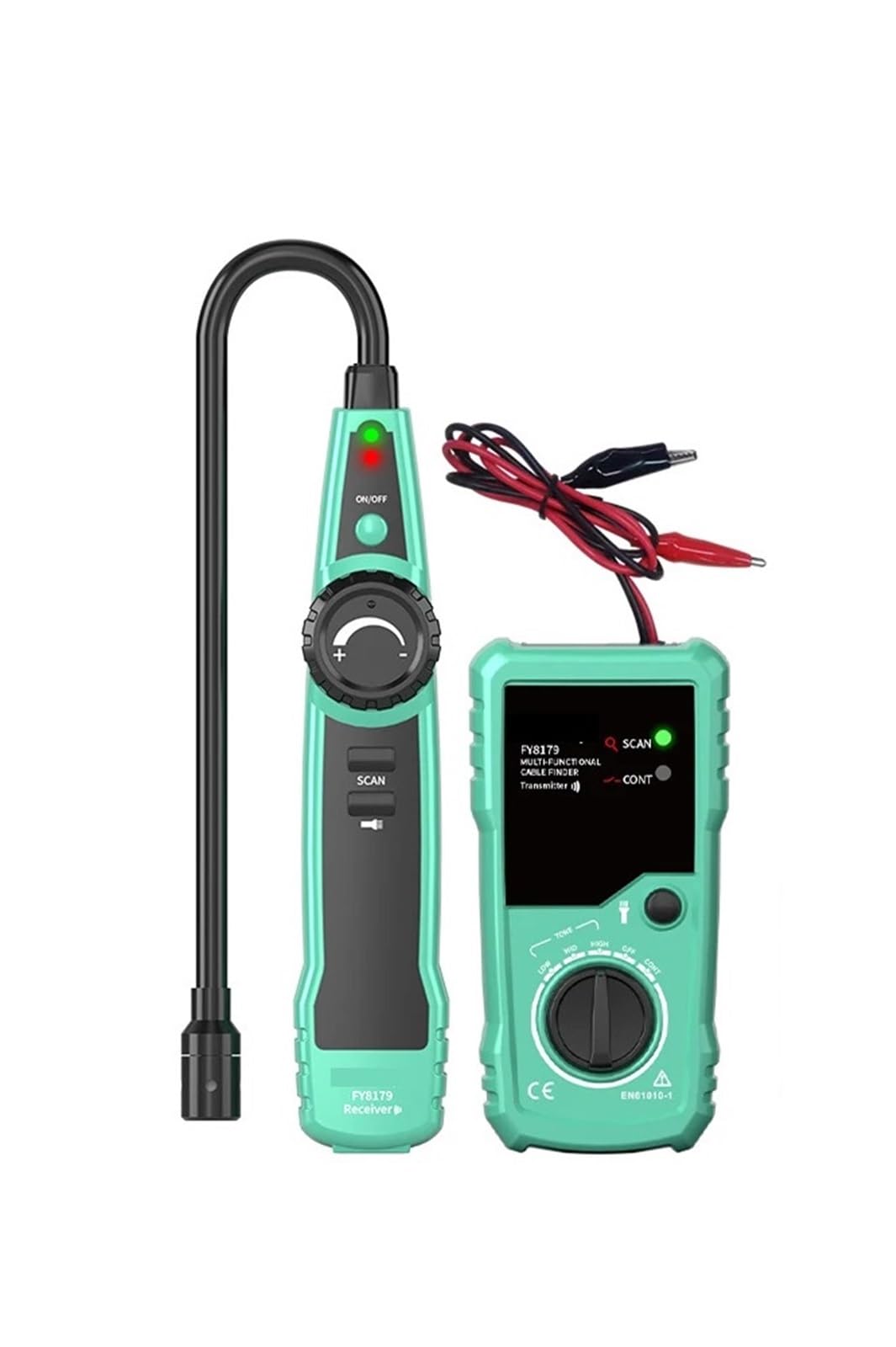 Detector profesional de cables subterráneos, cable de red, cable telefónico, localizador de cables ocultos, profundidad 2 m, alcance 3000 m