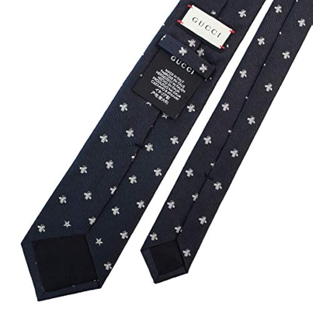 タグ付き❗️新品未使用✨グッチ　Gロゴ　総柄　黒系　シルバーグレー　大剣8.5㎝ タグ付き❗️新品未使用✨グッチ Gロゴ 総柄 黒系 シルバー