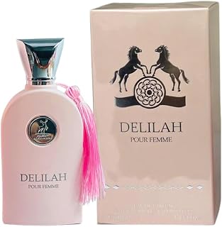 Delilah Perfume With 3ml Free EDP Spray - Arabic Luxury Long Lasting Fragrance - Floral, Vanilla, Musk Scent For Women - 100 ml Eau De Parfum
