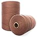 Produktbild 100 % Baumwolle Loom Warp Thread (braun), 8/4 Kettengarn (800 Yard), perfekt zum Weben von: Teppich, Wandteppich, Teppich, Decke oder Muster  Warping Thread für jeden Webstuhl