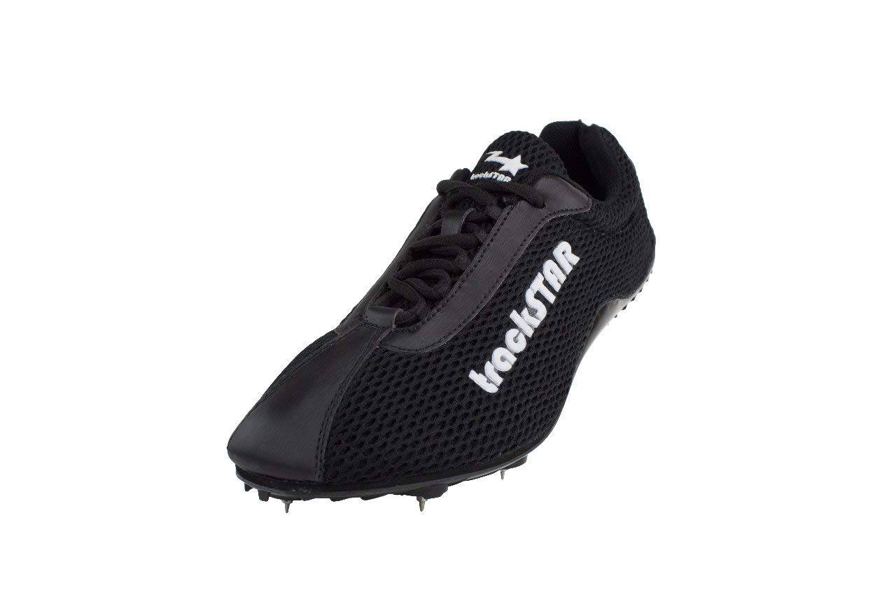 Running Track Spikes Shoes (3 same as Size 4 Black)