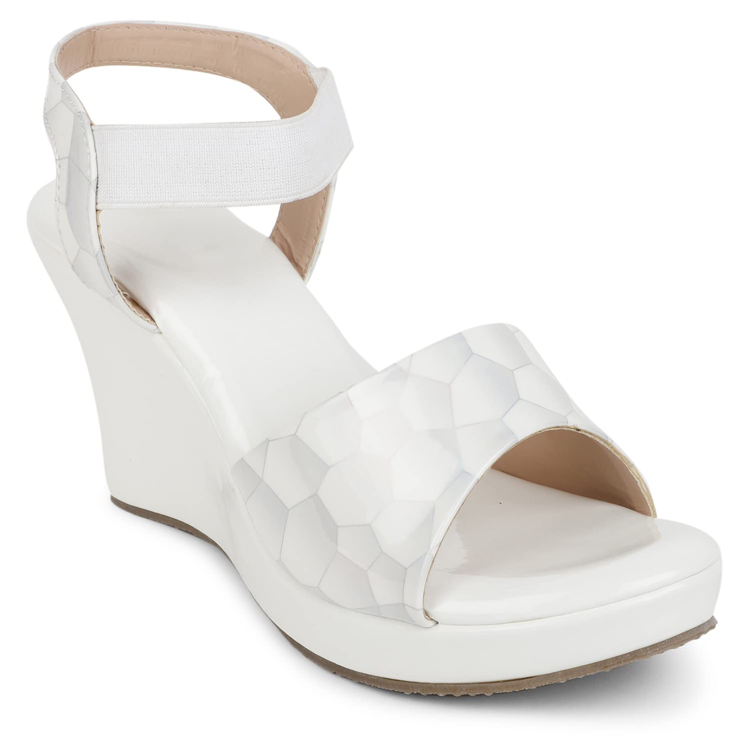 Respiro Womens White Wedge Sandal-7 Kids UK (RES-ROS-W-14) (B0BRD22KW6) Amazon Price History, Amazon Price Tracker