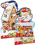 Kinder Calendario dell'Avvento Choco Biscuits 2024 con Kinder Cards, Happy Hippo, Bueno e Cioccolato Mini, Schoko-Bons e Eggs 198g con Portachiavi CAIYA®