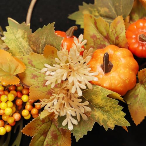 15.8" Halloween Themed Decoration Pumpkin Garland faor Indoor Outdoor Wall - image 3