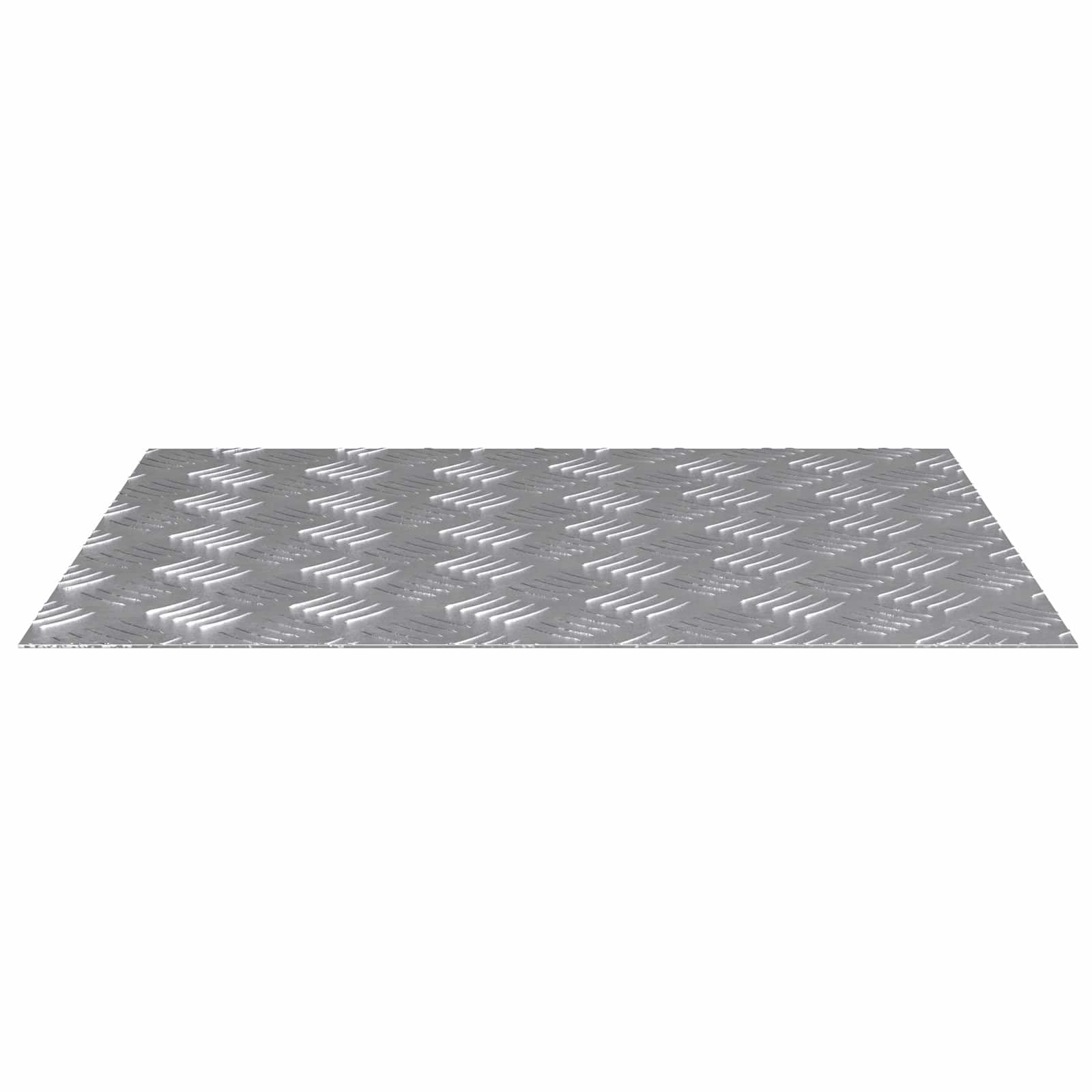 Nez de Marche rectangulaire en Aluminium argenté 60 x 50 cm 4 pcs antidérapant pour escalier intérieur extérieur Protection sécurité Confort décoration