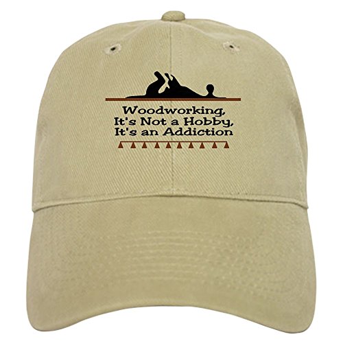 CafePress Woodworking Addiction Cap Unique Adjustable Baseball Hat Khaki