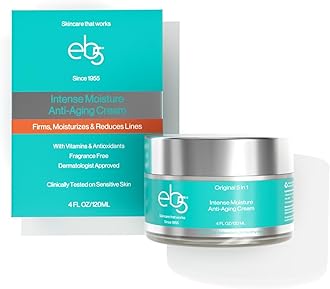 Intense Moisture Anti Aging Moisturizer Face and Neck Cream- Tone & Tighten Skin with Retinol, Fade Fine Lines and Wrinkles with Vitamin E, A and B5-4oz