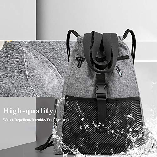 Peicees Drawstring Backpack Drawstring Sport Backpack Gym Bags For Men And Women #TOP3