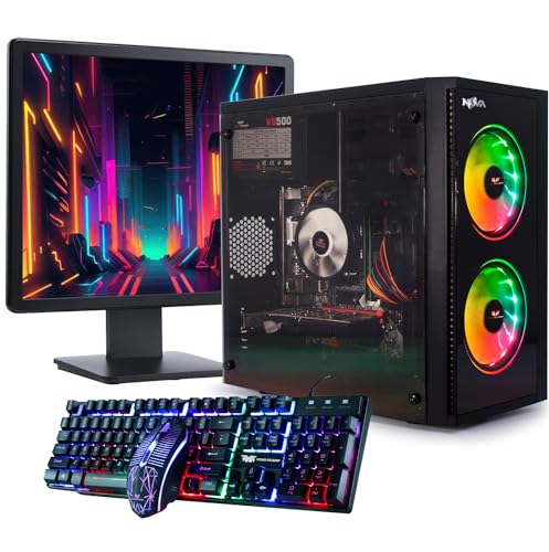 Veno Scorp Budget Gaming PC 19” Bundle Intel Core i5-16GB RAM - 500GB HDD – GT 710 2GB NOVA ARGB...