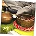 BESPORTBLE 4pcs Tibetan Singing Bowl Ring Meditation Cushion Ring Design Yoga Sound Bowl Mat Aromatherapy Relaxation Random Color