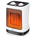 Pro Breeze Termoventilatore Ceramico 2000W - Tecnologia Ceramica a Basso Consumo Energetico - Oscillazione Automatica e 2 Impostazioni di Temperatura. Per camere o bagno – Bianco