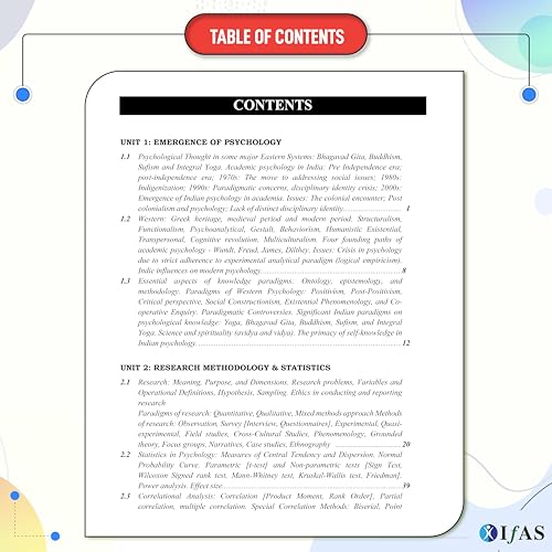 Image of UGC NET Psychology Book 2026 | 12 Years (2014 - Jan 2026) Previous Year Solved Papers with Detailed Explanations | Paper 2 PYQ Book for NTA UGC NET /JRF & SET Psychology Exams | IFAS