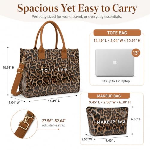 Image of GISMTR PVC Tote Bag for Women Large Letters Print Hobo Handbags Kraft Paper Shoulder Bag with Strap for Work Travel