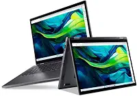 Notebook Acer Aspire Spin ASP14-51MTN-50BX IA Intel Core 5 16GB RAM 512GB SSD 14” Touchscreen painel de LED IPS Windows 11