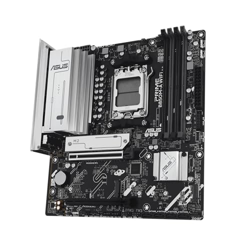 Image of ASUS Prime B850M-A WiFi-CSM AMD AM5 B850 mATX Motherboard, DDR5, PCIe 5.0 Ready, 3X M.2, Wi-Fi 6E, 2.5Gb LAN, DisplayPort, HDMI, USB Type-C, ASUS Control Center Express Remote IT Management