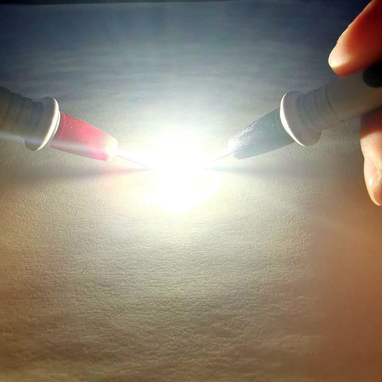 Flasher LED verde de 1W con disipador de aluminio y cobre de alta durabilidad 3