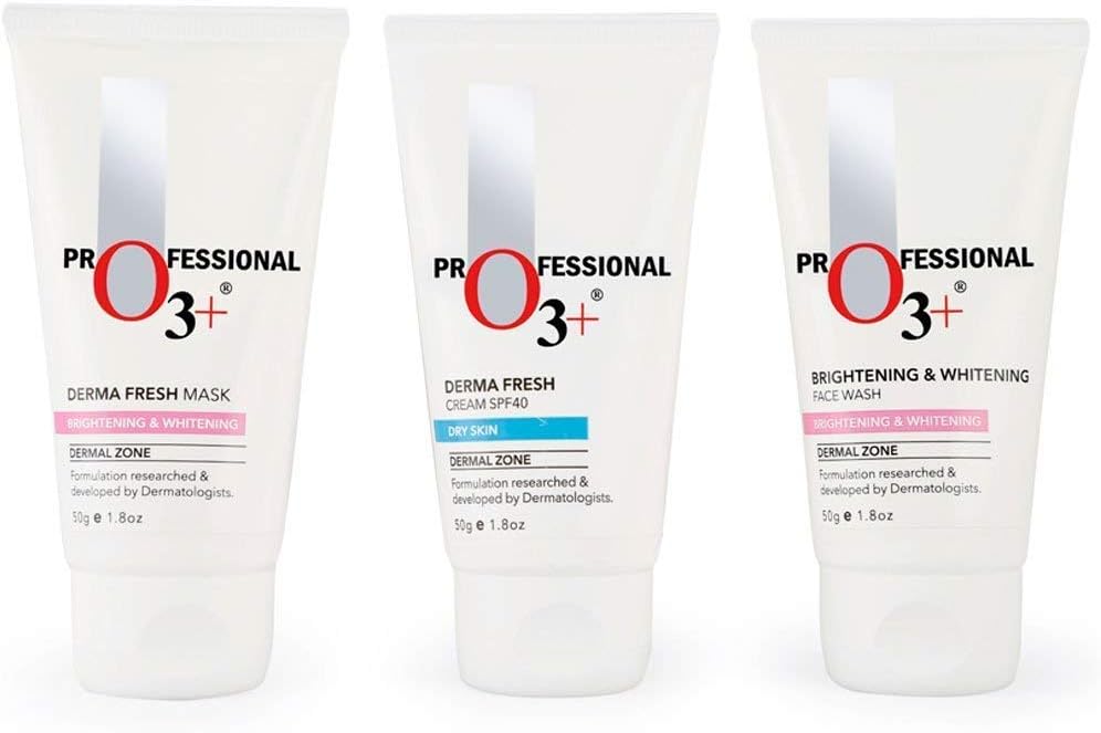 O3+ Shine & Glow Home Care Kit for Brightening & Whitening, 150g