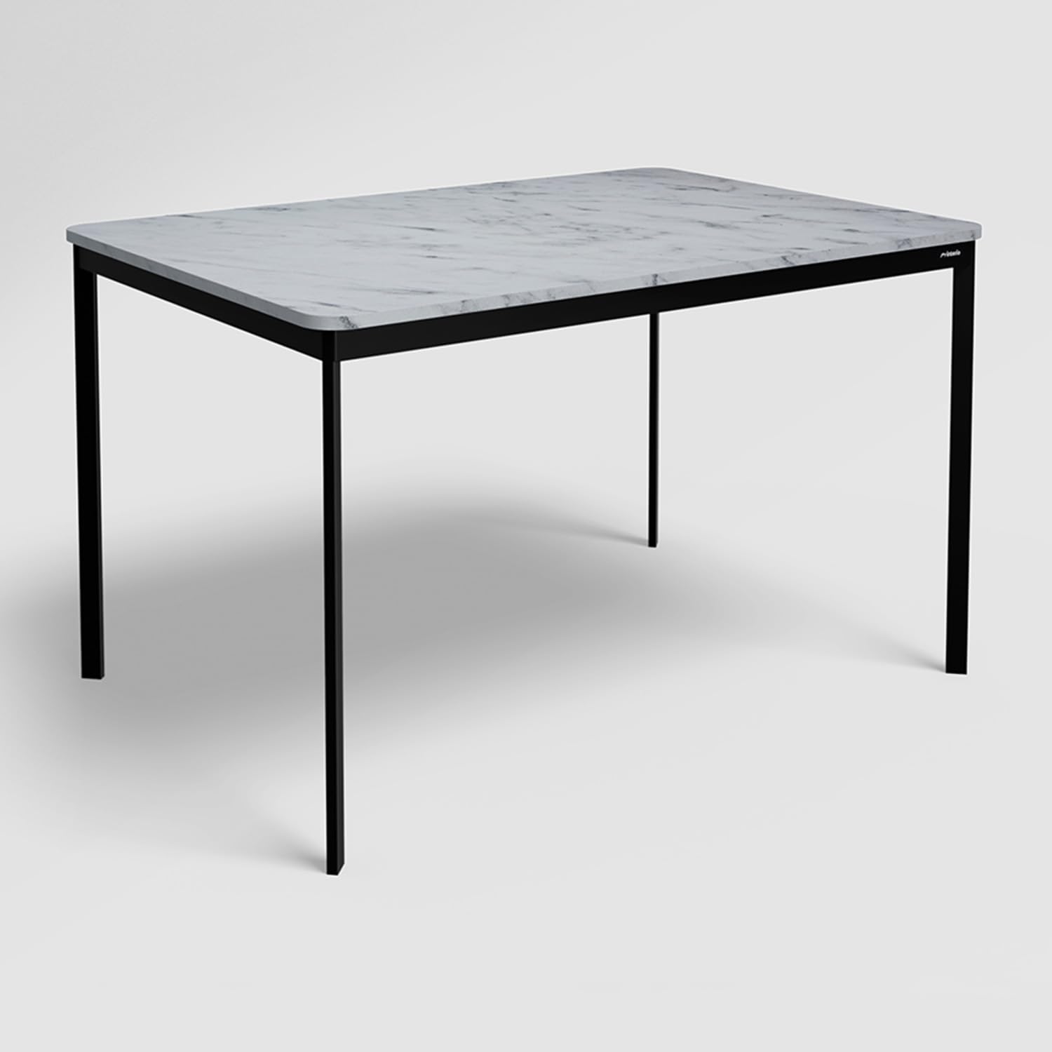 GODREJ INTERIO Dining Table Franky 6 Seater Engineered Wood Rectangular Dining Table, 1-Year Warranty, Black