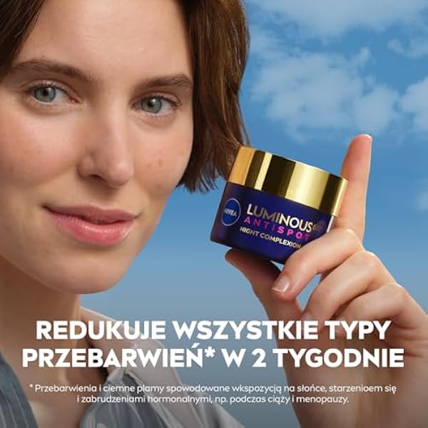 NIVEA Luminous630 Регенерирующий увлажняющий ночной крем от гиперпигментации с тиамидолом, 50 мл