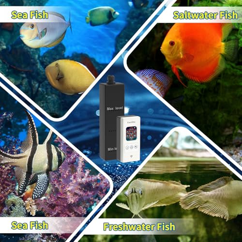 Image of Kactoily Smart Aquarium Monitor All in One pH /ORP /Salt /S.G /TDS /EC /Temp 24h Online Freshwater and Saltwater Fish Tank Tester (WiFi Version)